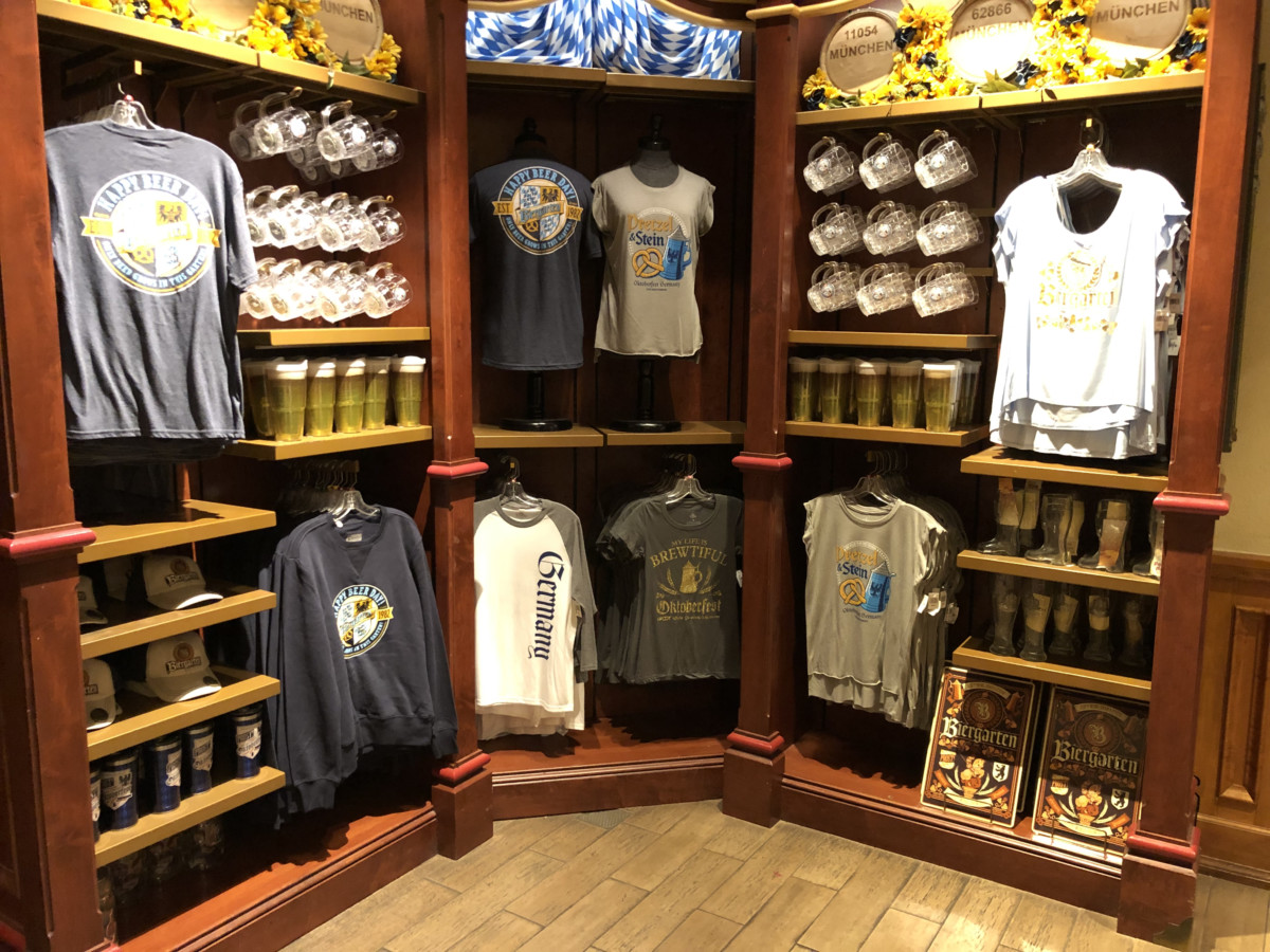 New Merchandise Celebrates Oktoberfest and Biergarten Epcot A Walk