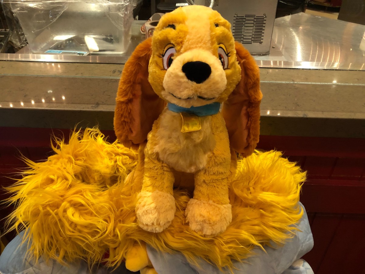 lady and the tramp plush dolls