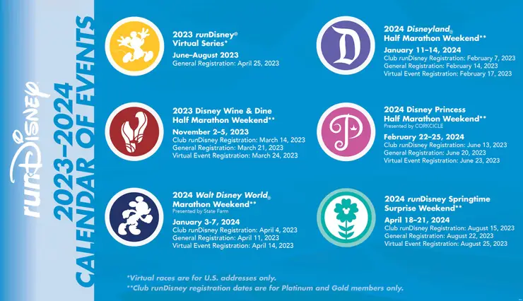 Dates For The 2023-2024 RunDisney Race Season Are Here! – A Walk With ...